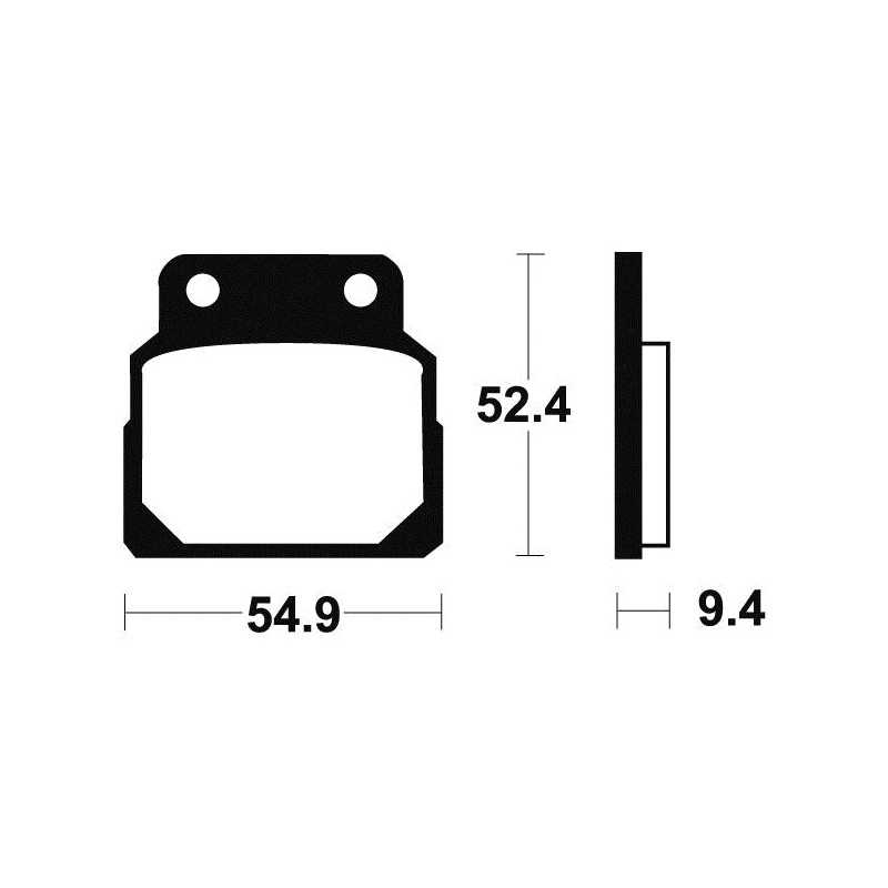 Organic Brake Pads MA98