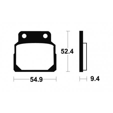 Organic Brake Pads MA98