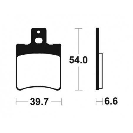 Organic Scooter Brake Pads ME167