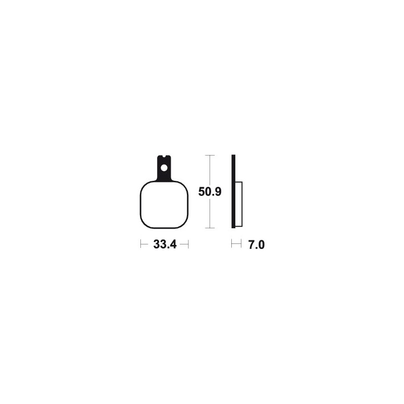 Organic Brake Pads MA156