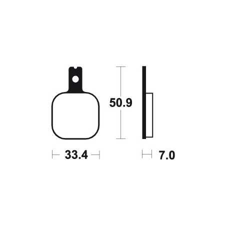 Organic Brake Pads MA156