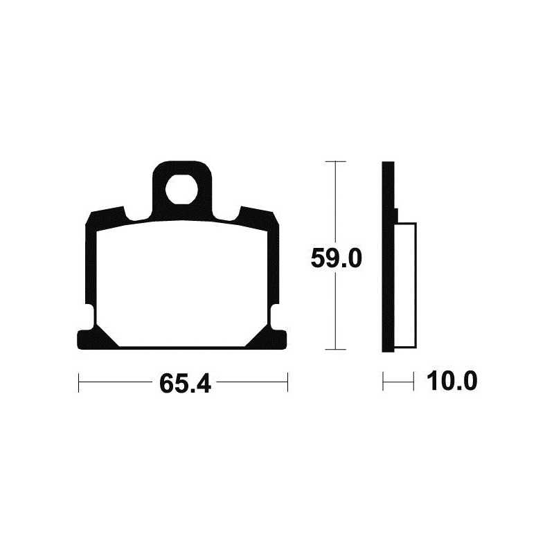 Organic Brake Pads MA47