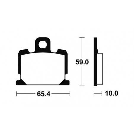 Organic Brake Pads MA47