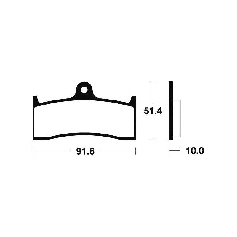 Organic Brake Pads MA229