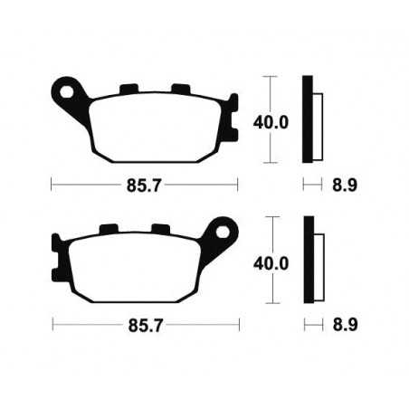 Organic Brake Pads MA157