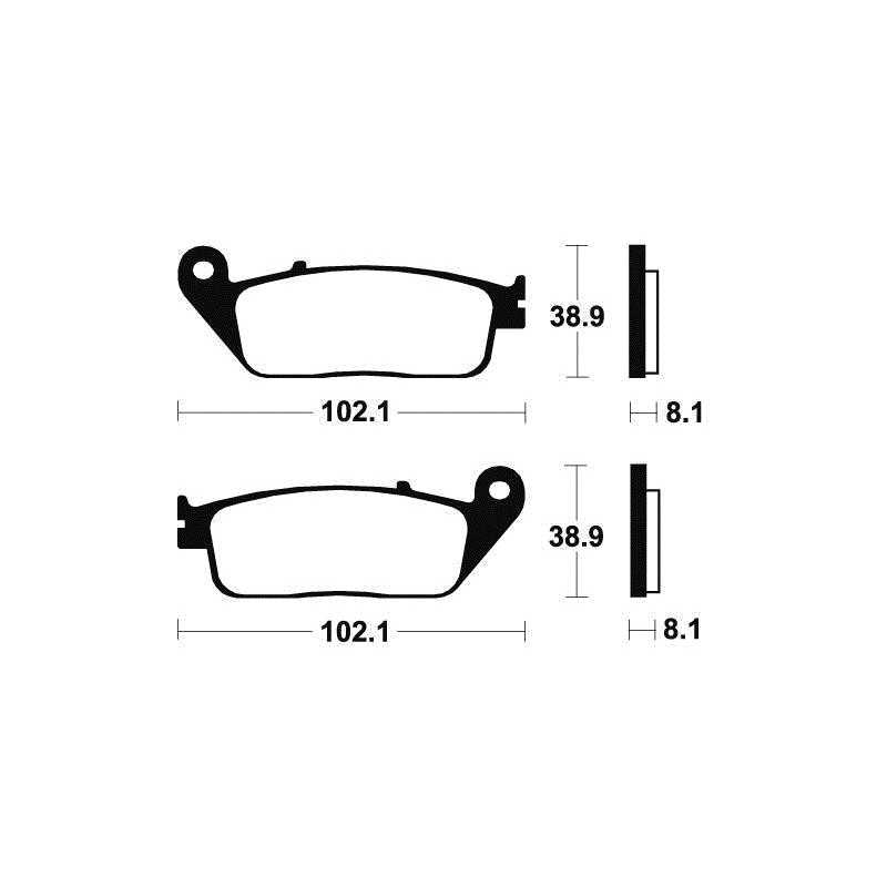 Sintered MSS127 Brake Pads