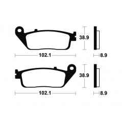 Sintered MSS311 Brake Pads