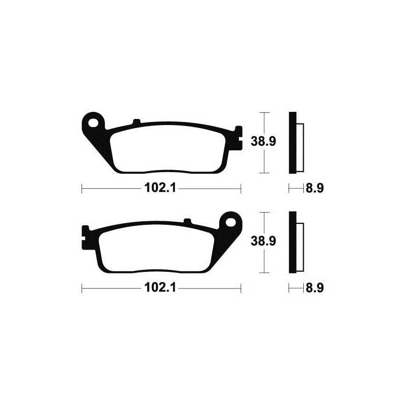 Sintered MSS311 Brake Pads