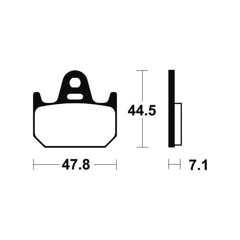 Organic Brake Pads MA159