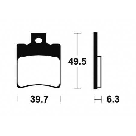 Organic Scooter Brake Pads ME197