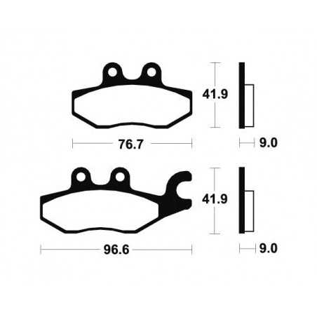 Sintered MSS318 Brake Pads