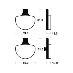 Sintered MF79 Brake Pads