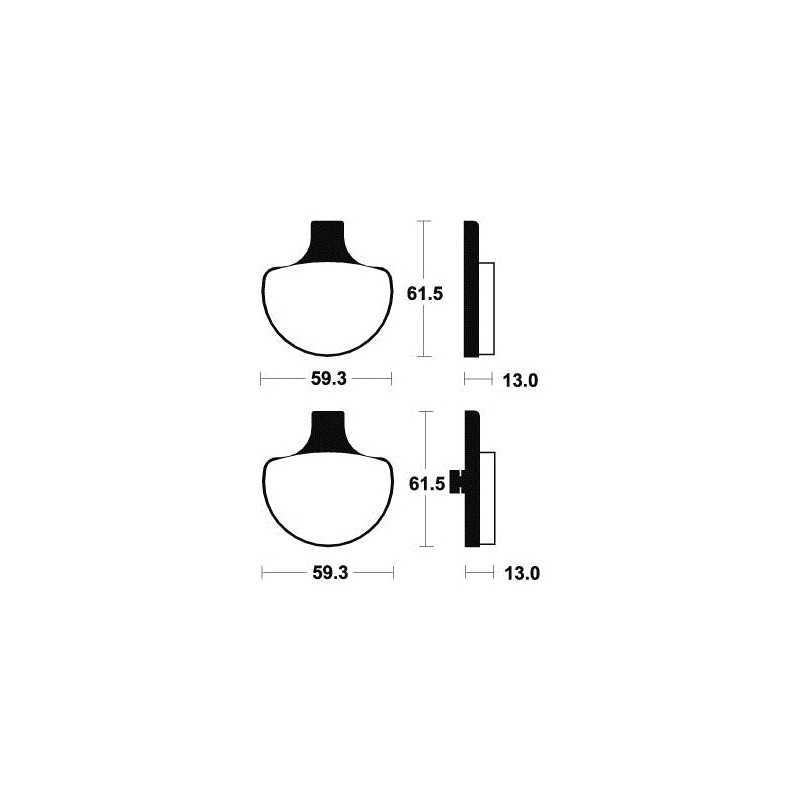 TECNIUM Pastillas de freno sinterizadas MF79 380791