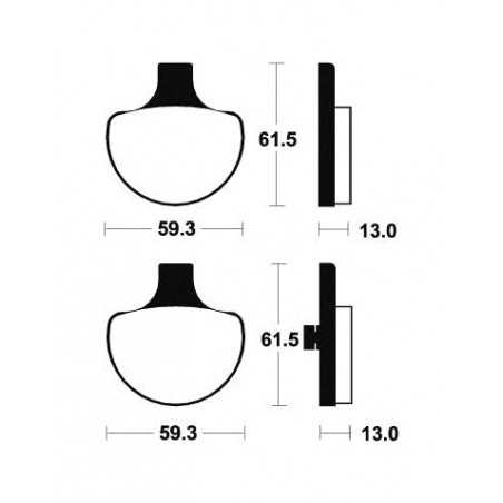 Sintered MF79 Brake Pads