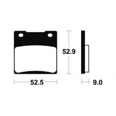 Organic Brake Pads MA56
