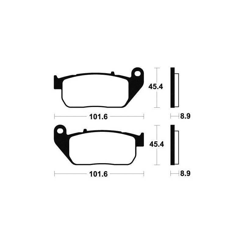 Sintered brake pads MF307