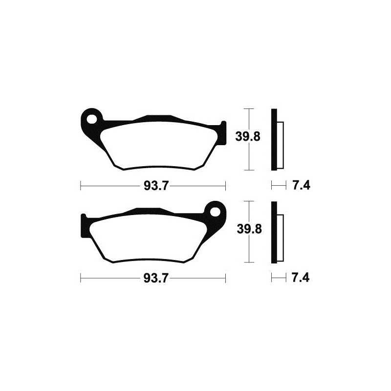 Sintered Brake Pads MSS337