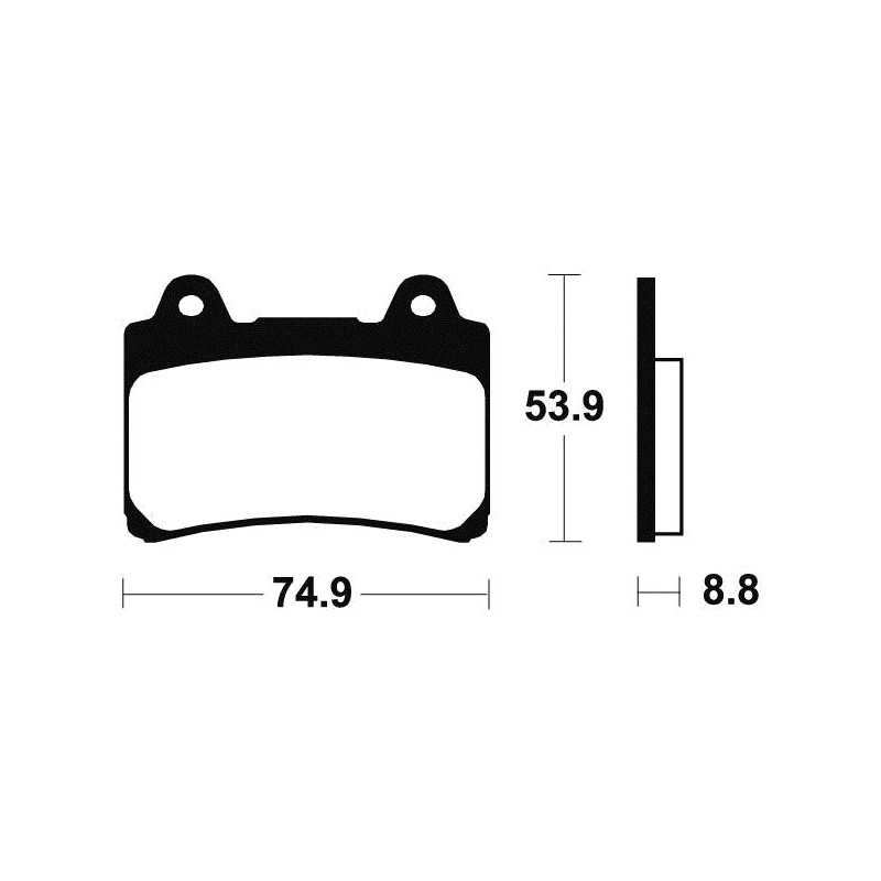 Organic Brake Pads MA113