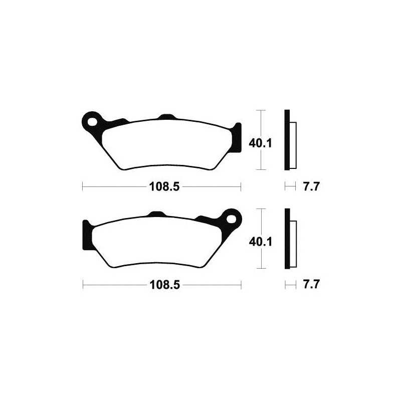 Organic Brake Pads MA174
