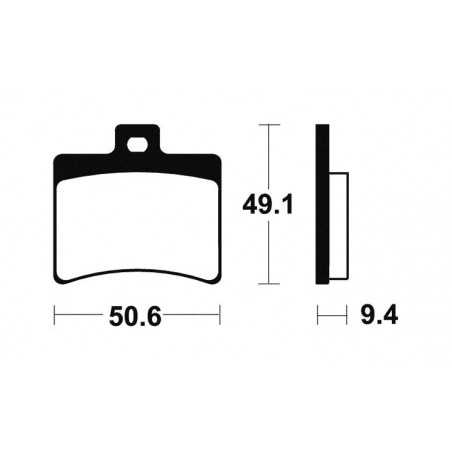 ME247 organic scooter brake pads
