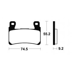 Sintered MF360 Brake Pads