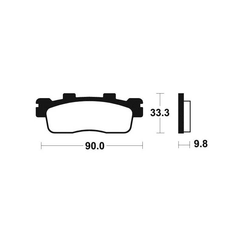 Sintered Brake Pads MSS371