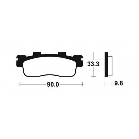 Sintered Brake Pads MSS371