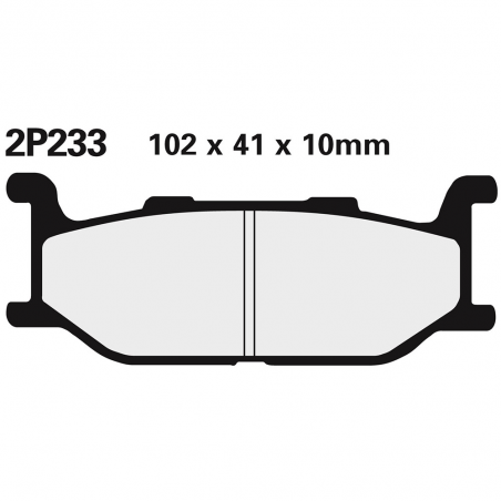 Front brake pads 2P233NS