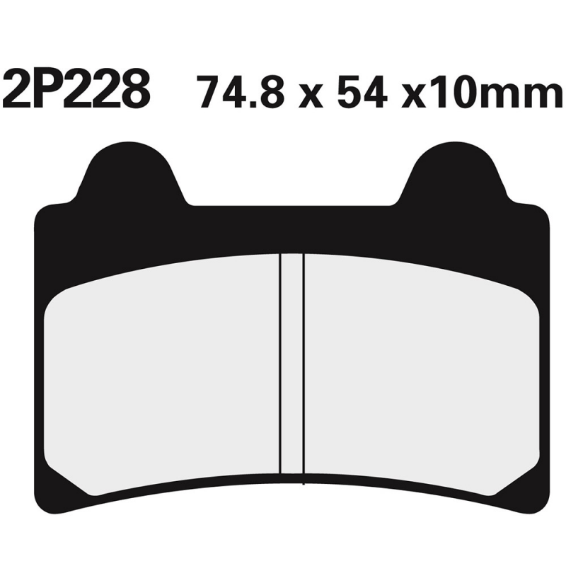 Front brake pads 2P228NS