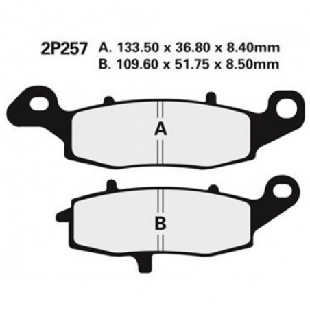 Front brake pads 2P257NS