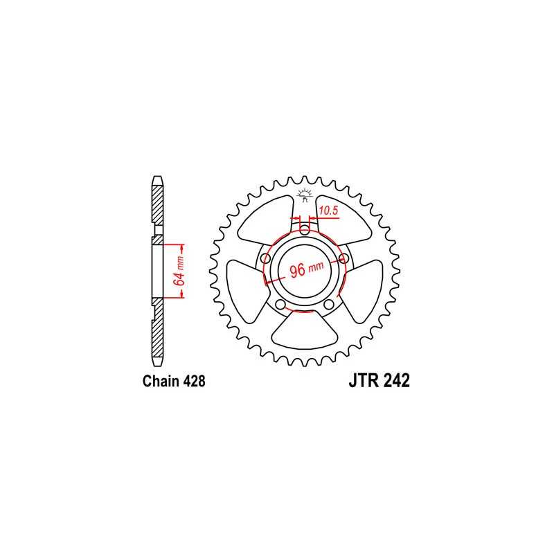 Ring, transmission, rear