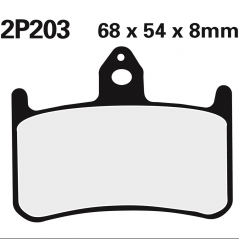Front brake pads 2P203ST