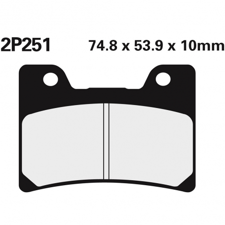 Front brake pads 2P251ST