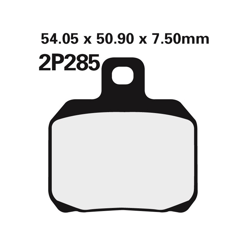 NISSIN Pastillas freno traseras 2P285ST