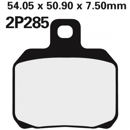 Rear brake pads 2P285ST
