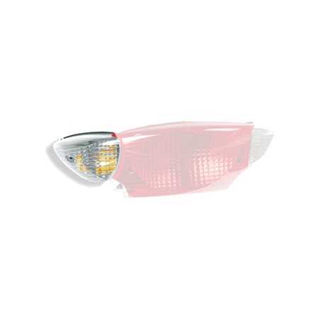 Left rear indicator lampshade glass