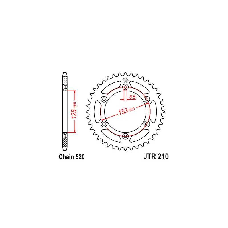 Ring, transmission, rear