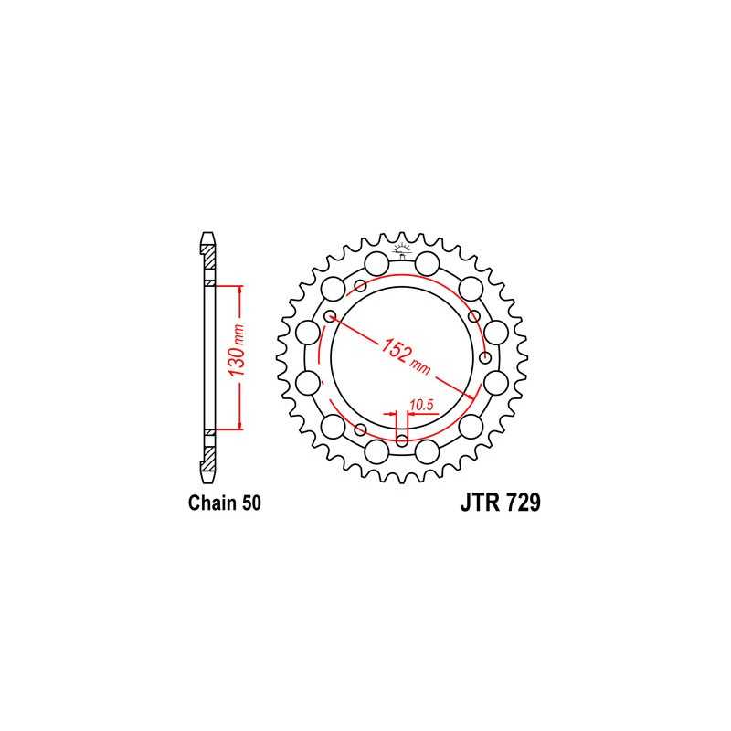 Ring, transmission, rear