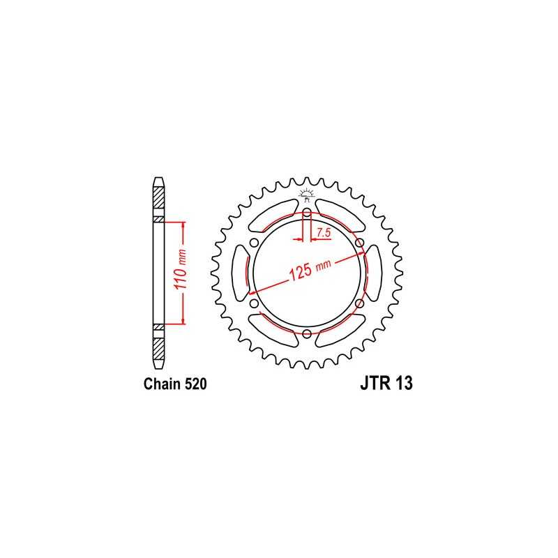 Ring, transmission, rear