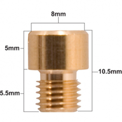 PROX Chiclé carburador alta para Mikuni VM11/22 SERIES 85067VAR