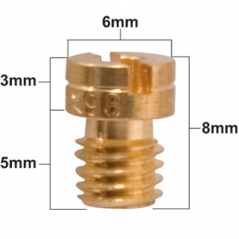 PROX Chiclé carburador alta para Keihin 99101-393 SERIES 84907VAR
