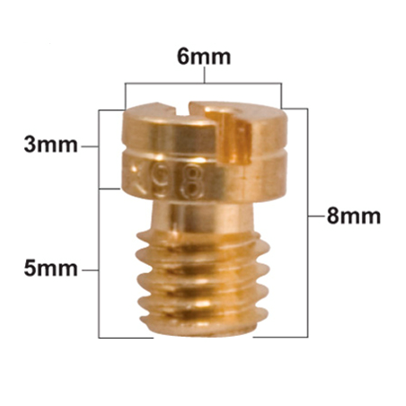 PROX Chiclé carburador alta para Keihin 99101-393 SERIES 84907VAR