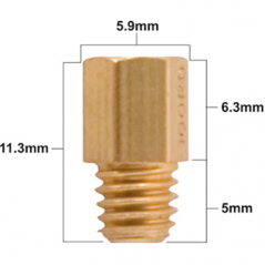 PROX Chiclé carburador alta PARA MIKUNI 4/042 SERIES 84962VAR