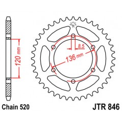 Ring, transmission, rear