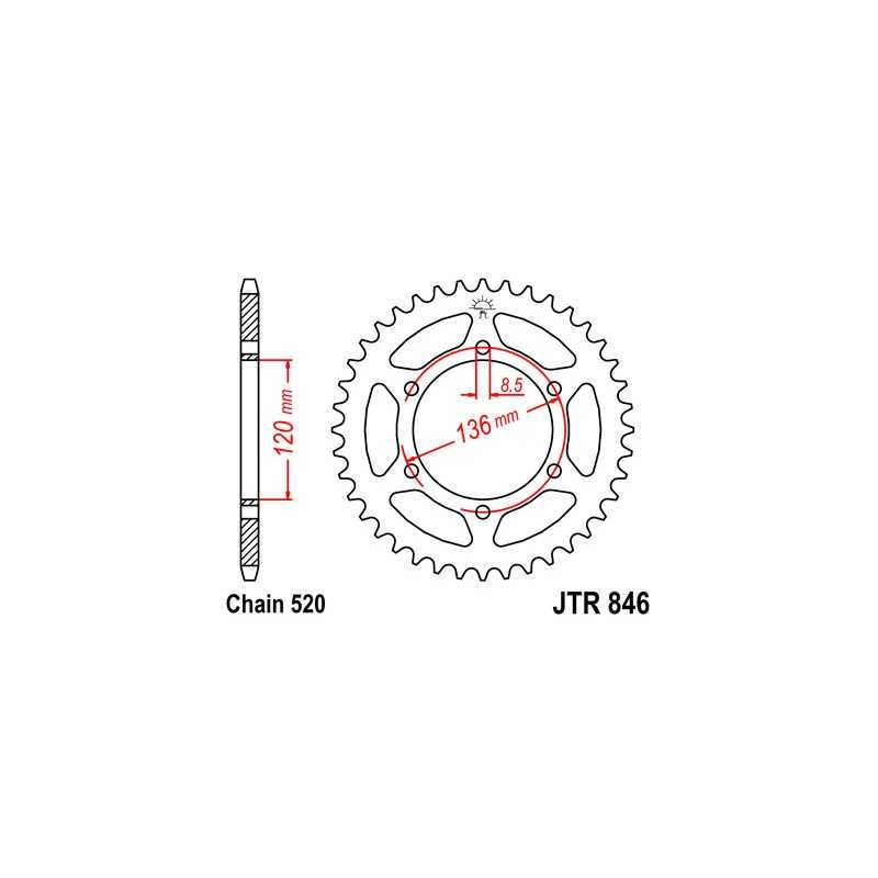 Ring, transmission, rear