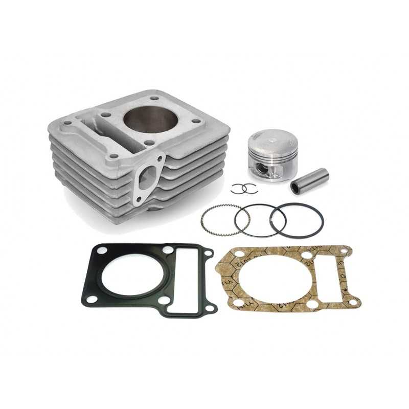 AIRSAL Cilindro de aluminio con camisa, pistón y segmentos para mejorar el rendimiento del motor 33927