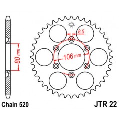 Ring, transmission, rear