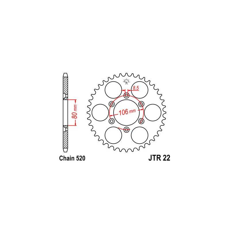 Ring, transmission, rear
