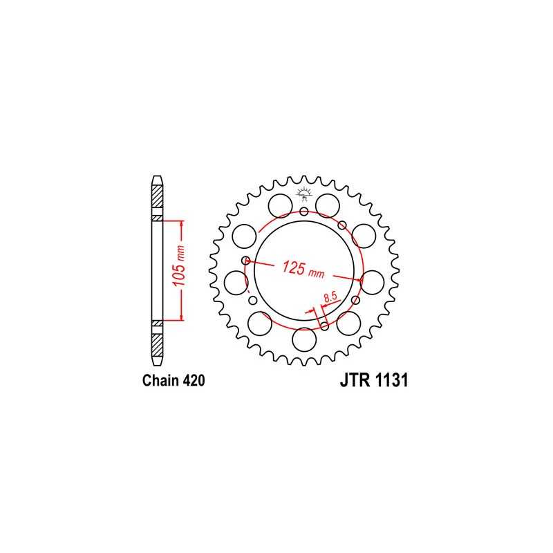 Ring, transmission, rear