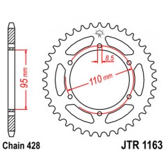 Ring, transmission, rear, steel  JT 1163